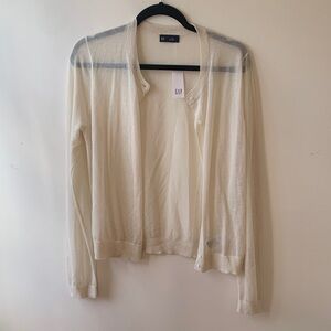 GAP Lightweight Cream Cardigan